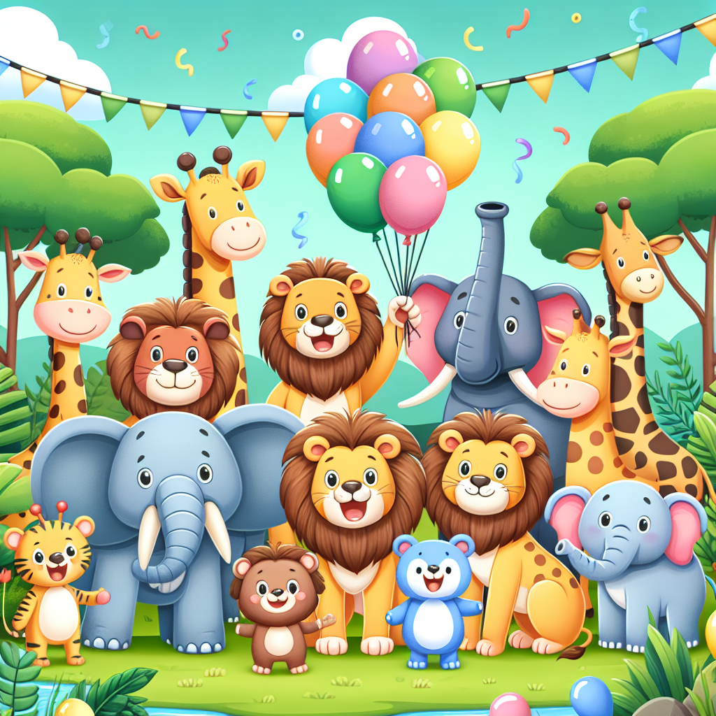 Safari Party Numbered Painting Kits