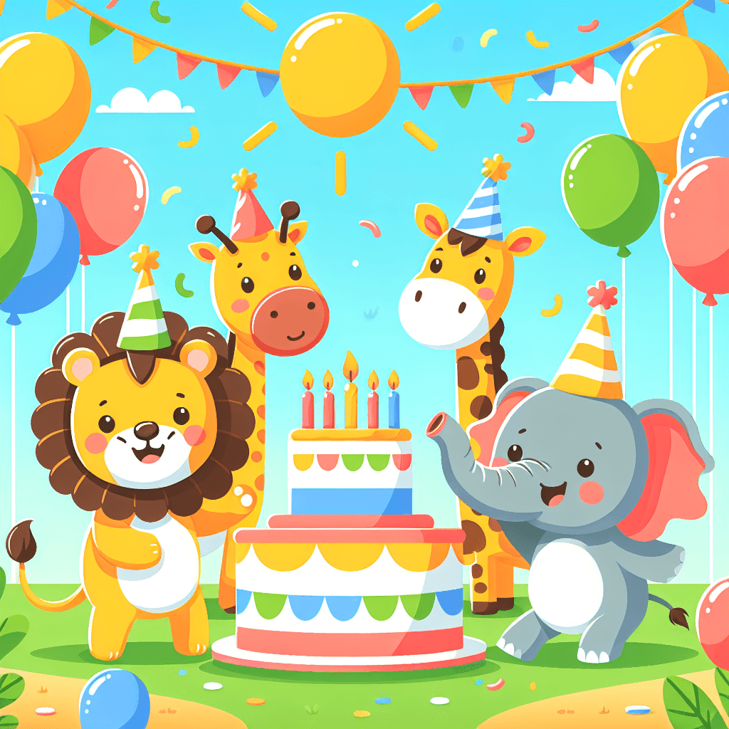 Whimsical Animal Party Numbered Painting Kits