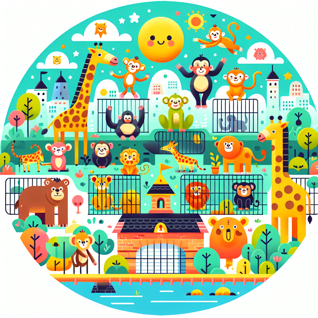 Zany Zoo Animals Painting Number Kit