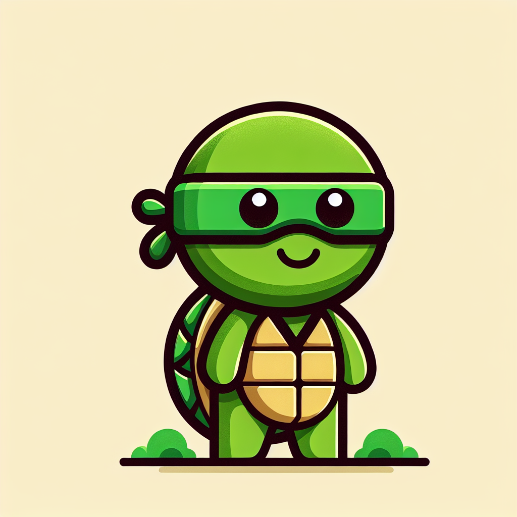 Ninja Tortoise Painting Number Kit
