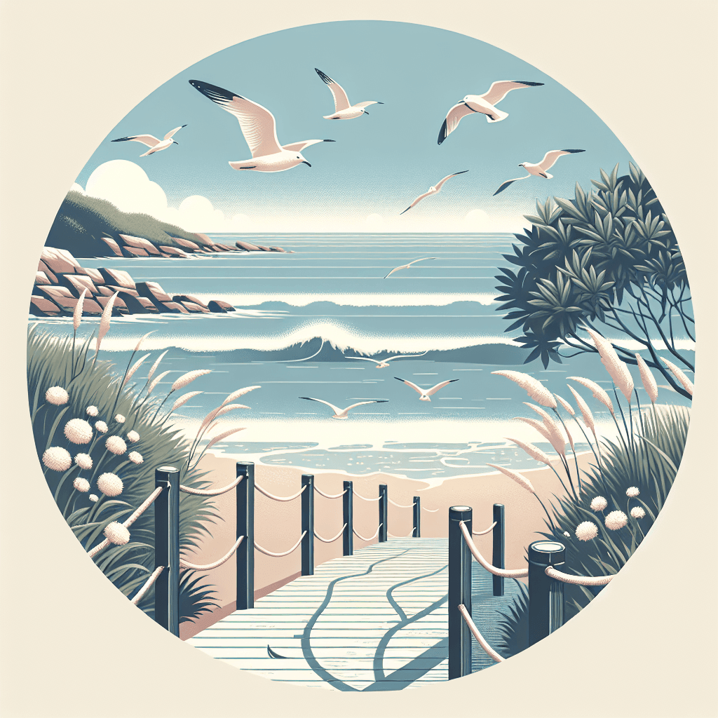 Peaceful Coastal Walk Paint By Numbers Art