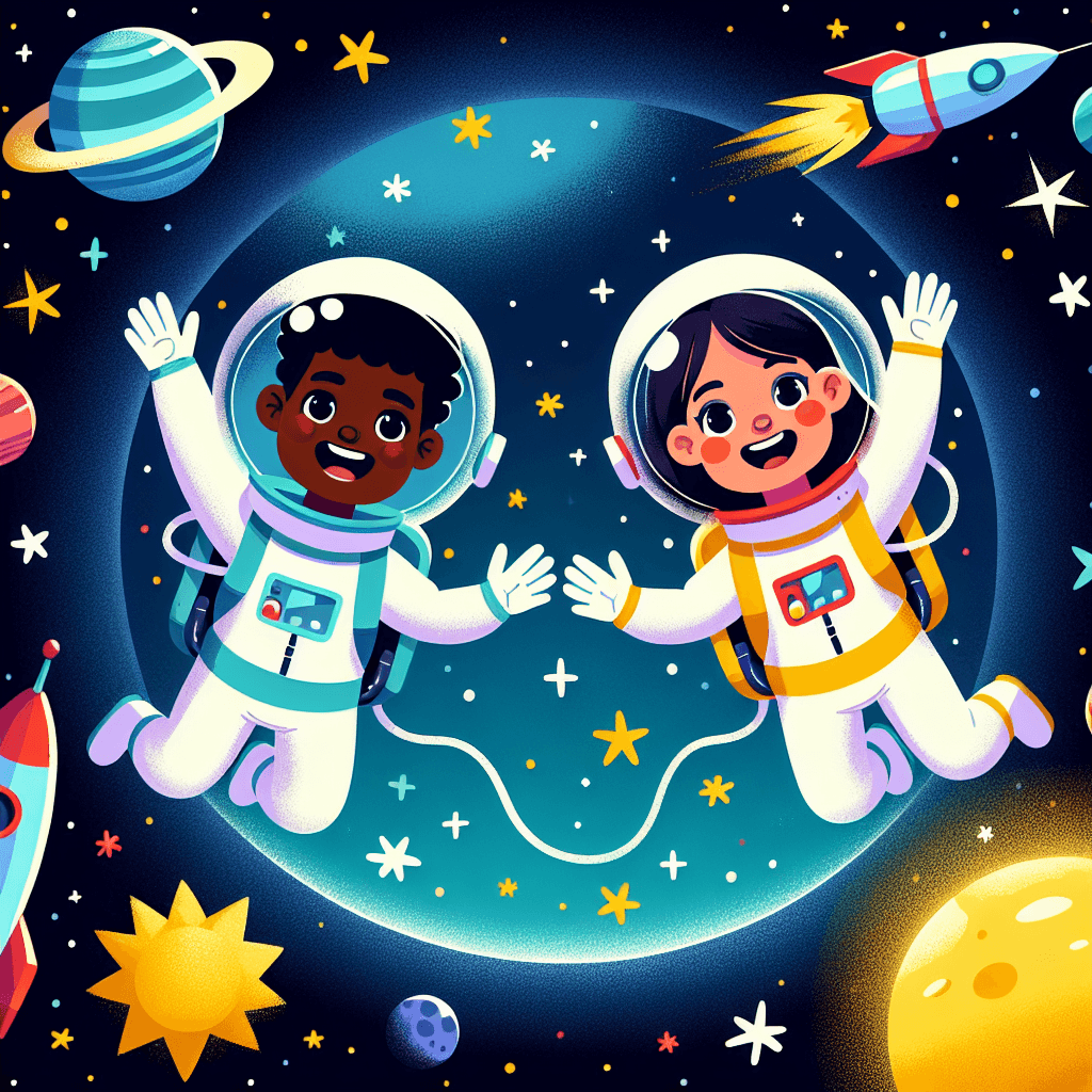 Joyful Space Exploration Painting By Numbers Kit