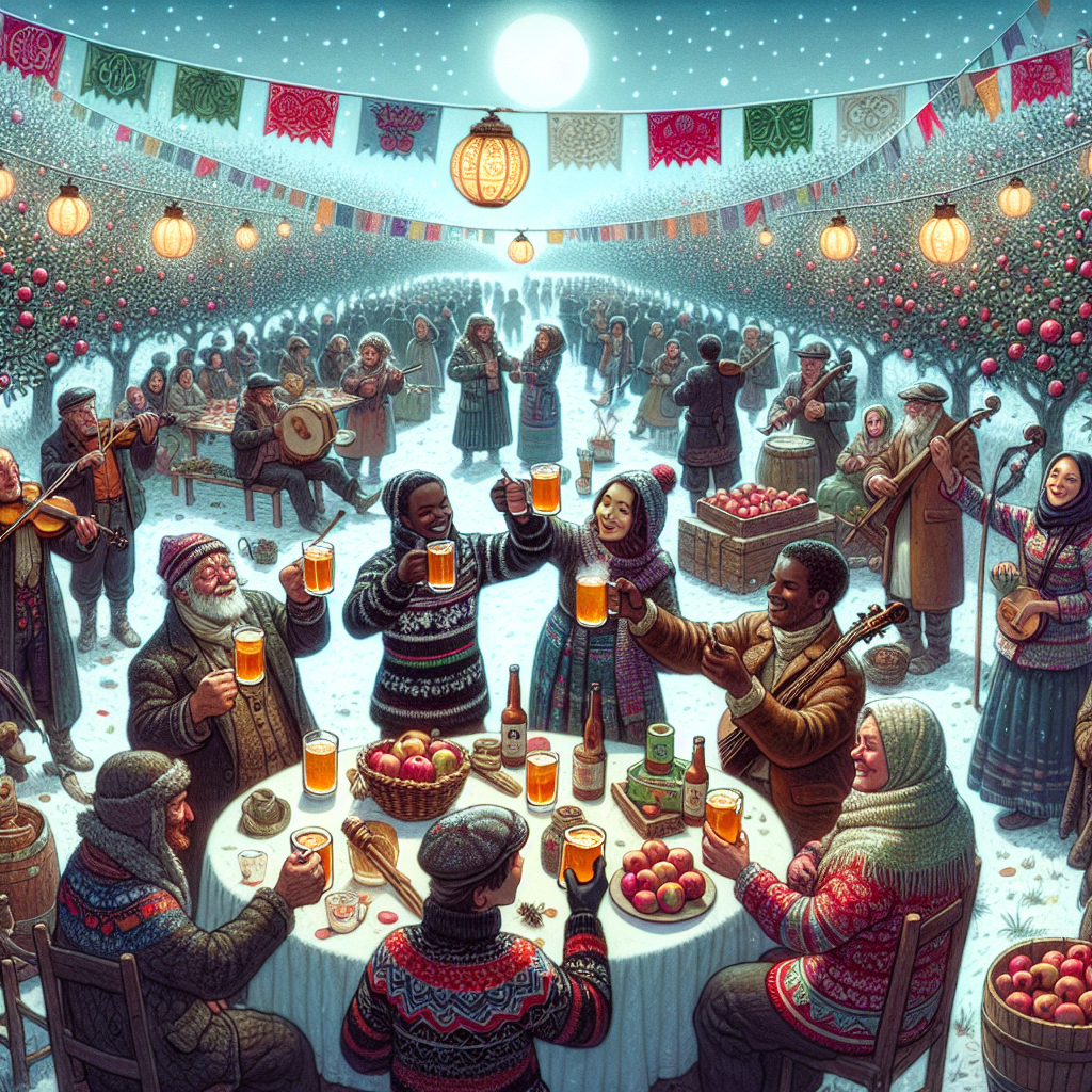 Wassail Festival Painting By Numbers Kit