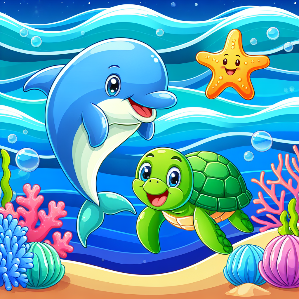 Curious Ocean Friends Painting By Numbers Kit