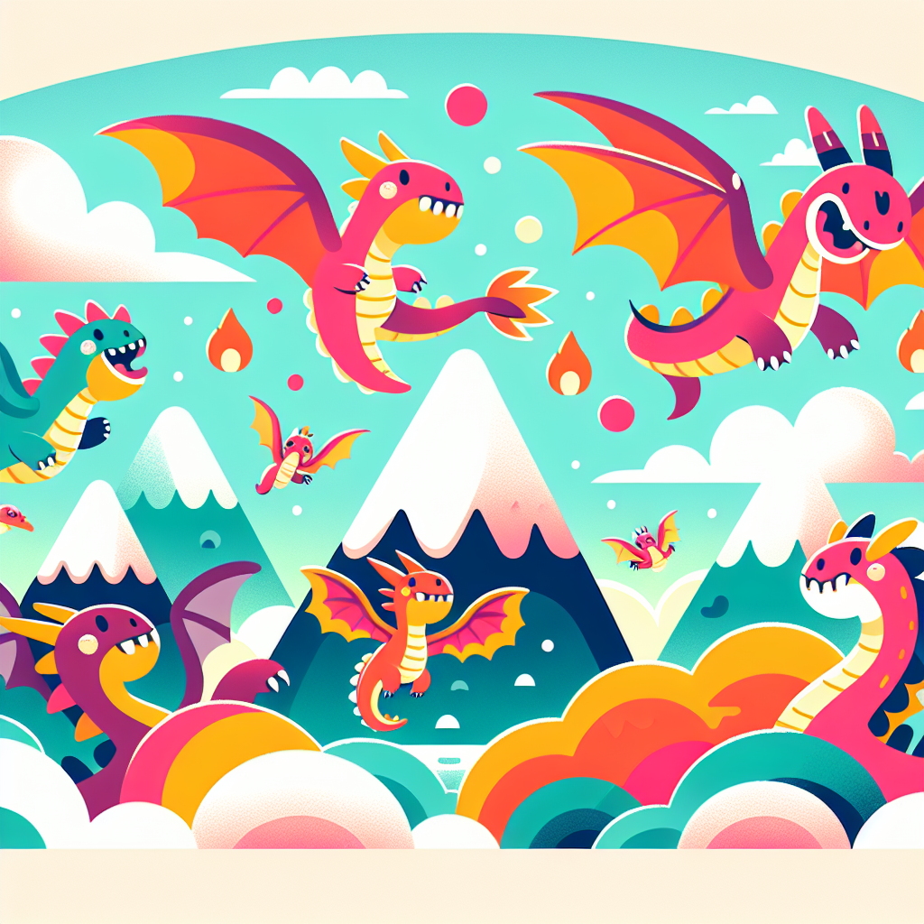 Wandering Dragons Painting By Numbers Kit