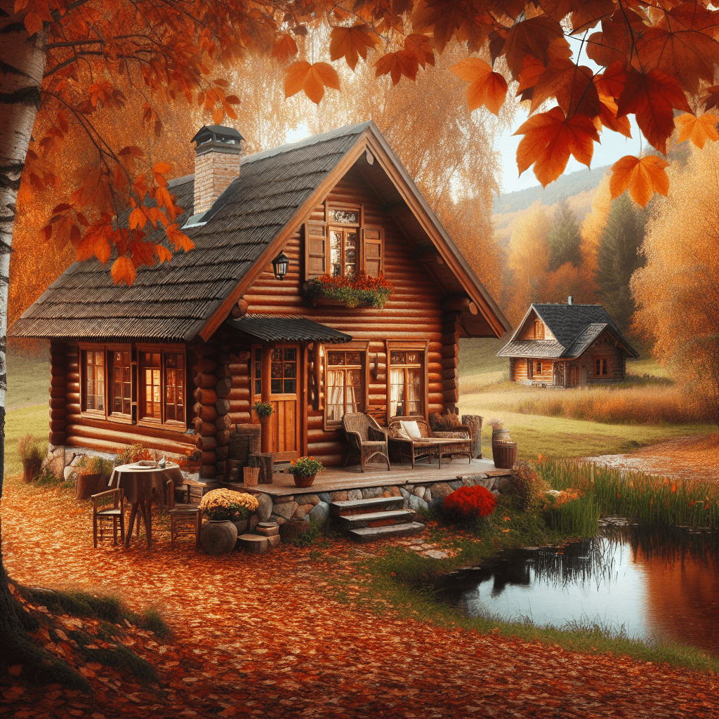 Charming Countryside Cabin Paint By Numbers Art