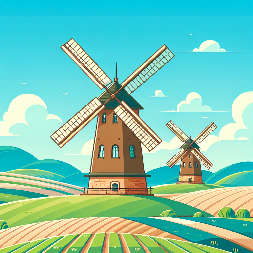 Wondrous Windmill Wonders Paint By Color
