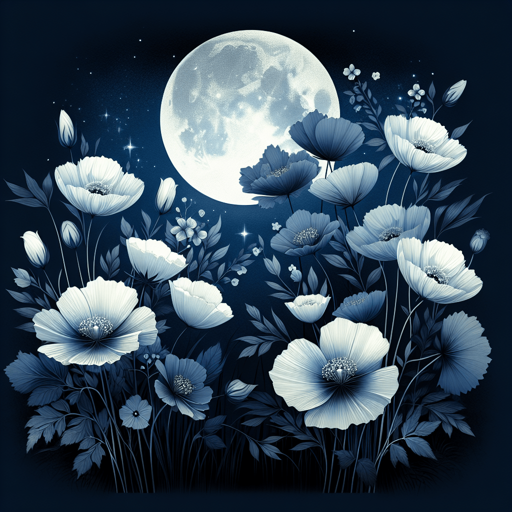 Mystical Night Bloom Paint By Numbers Kits