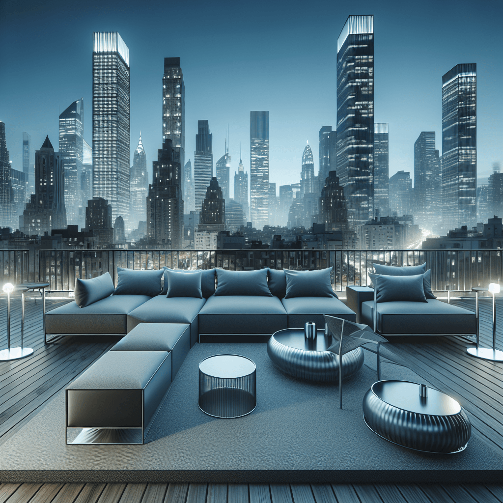Chic Metropolitan Rooftop Numbered Painting Kits