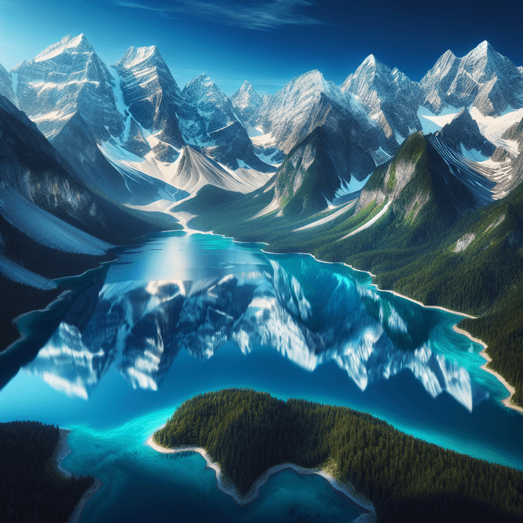 Mystical Mountain Reflection Paint By Numbers Art