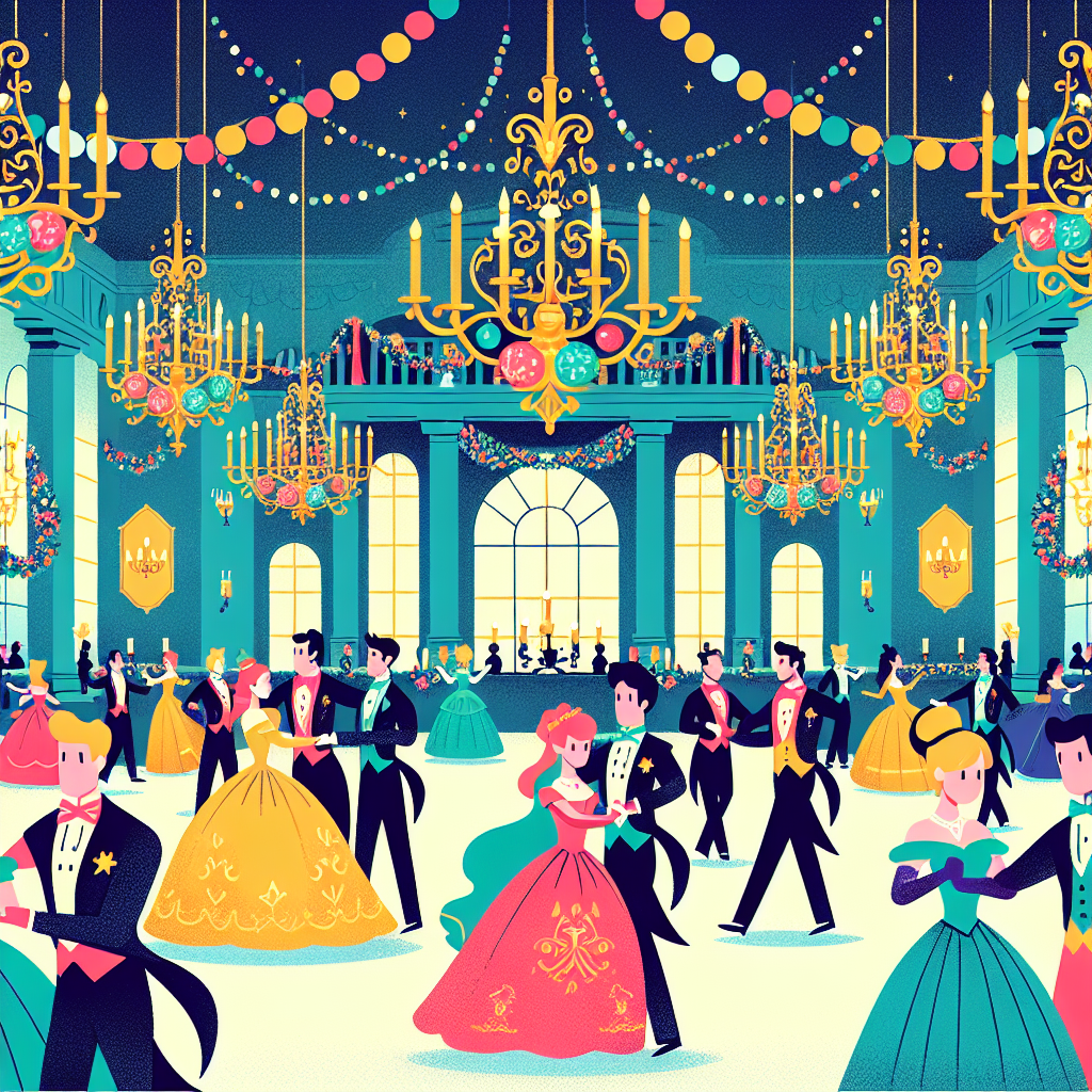 Royal Ball Festivity DIY Paint By Numbers