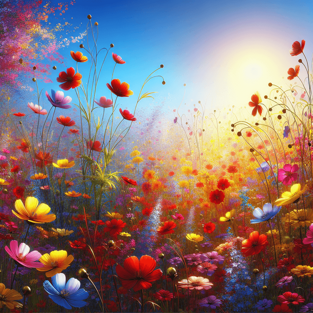 Spring Meadow Celebration Paint By Numbers Kits