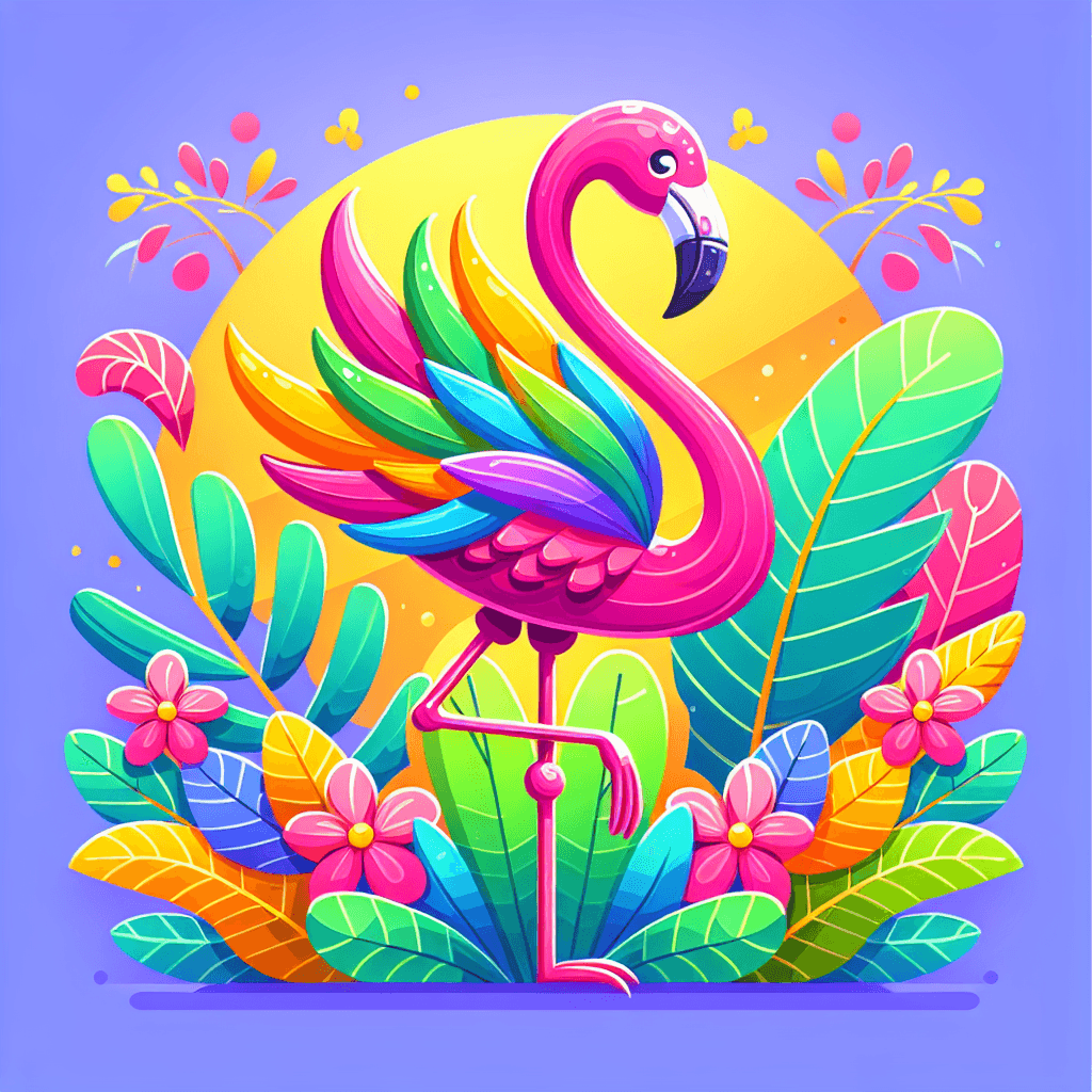 Fancy Flamingo Paint By Number