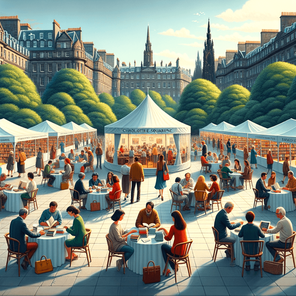 Edinburgh International Book Festival - Scotland Number Painting