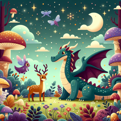 Fantastic Beasts Of The Forest Paint By Numbers