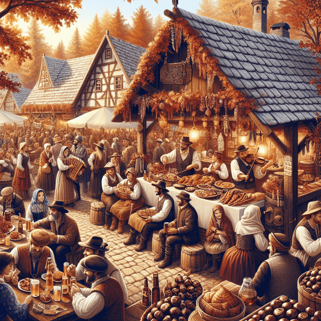 The Chestnut Festival - Italy Paint By Numbers Kits