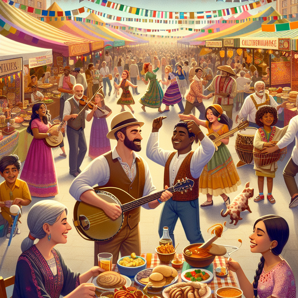 International Folklife Festival Paint By Numbers Art