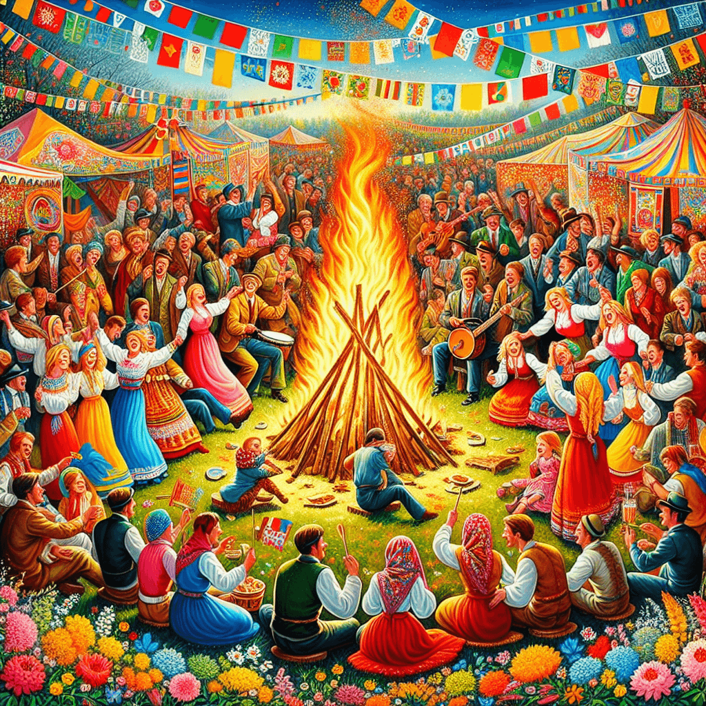 Valborgsmässoafton Number Painting