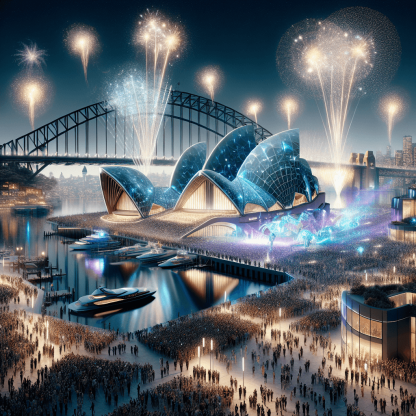 New Year's Eve In Sydney - Sydney, Australia Number Painting