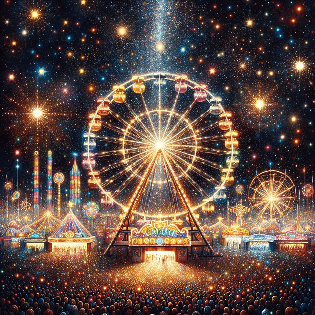 Playful Carnival Night DIY Paint By Numbers
