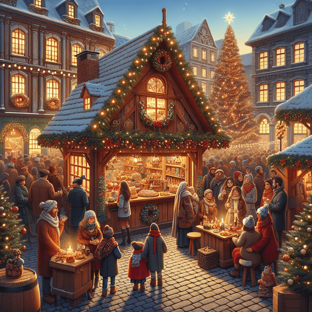 Bonn Christmas Market Numbered Painting Kits