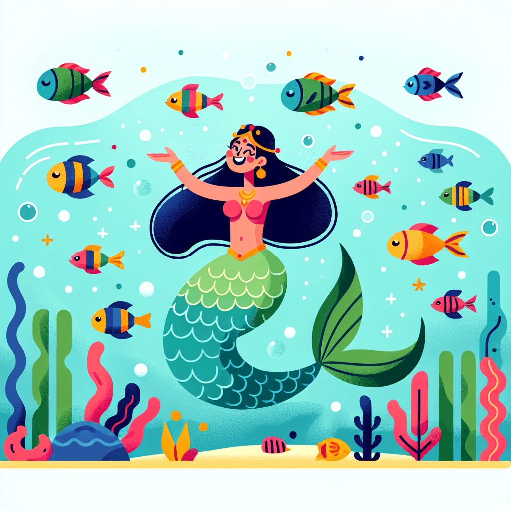 Mermaid's Ocean World Painting Number Kit