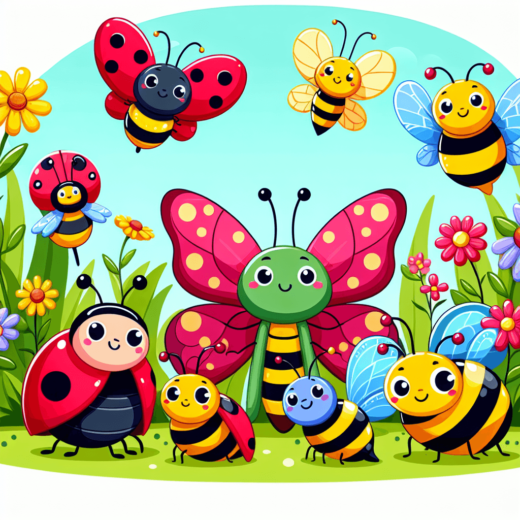 Wacky Insects DIY Paint By Numbers