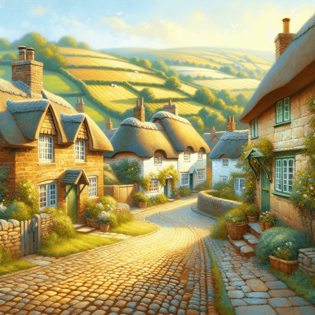 Enchanted Village Retreat Painting Number Kit