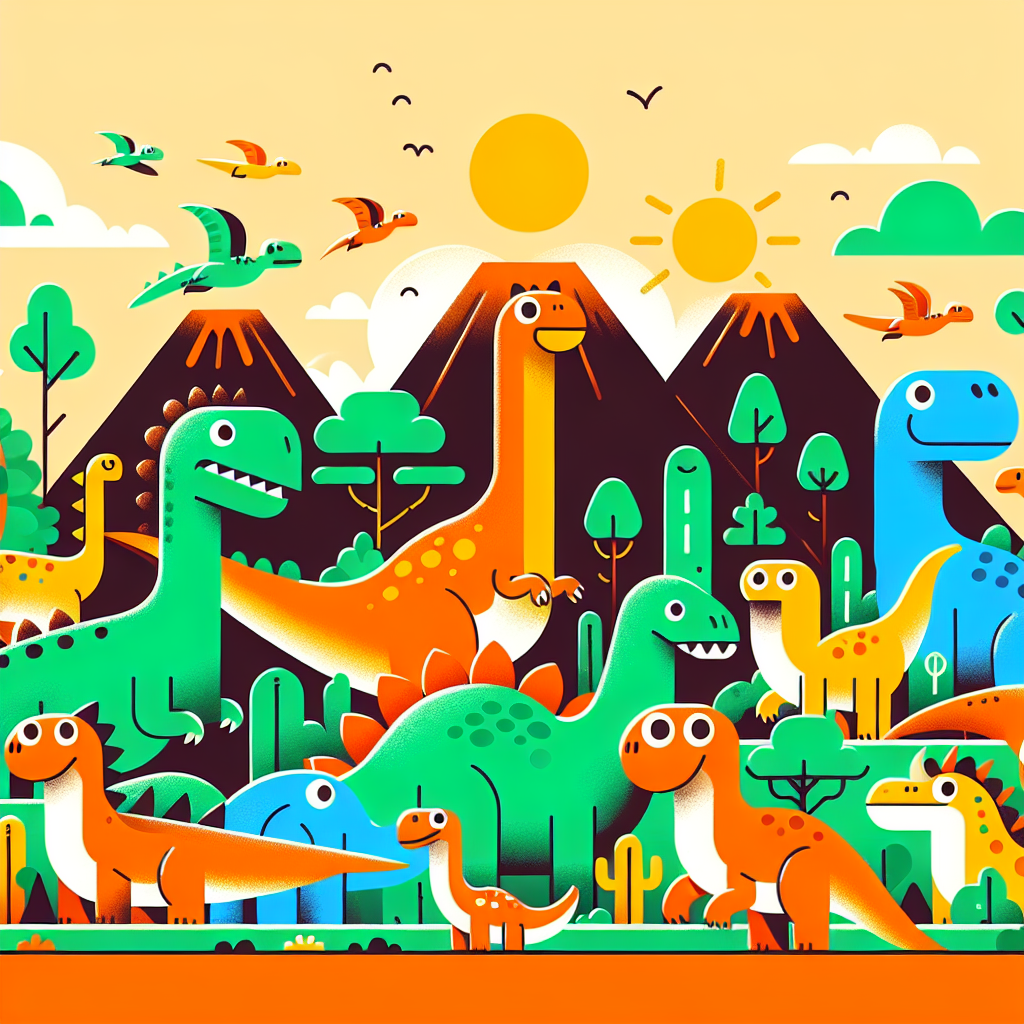 Dinosaur Time Machine Paint By Number