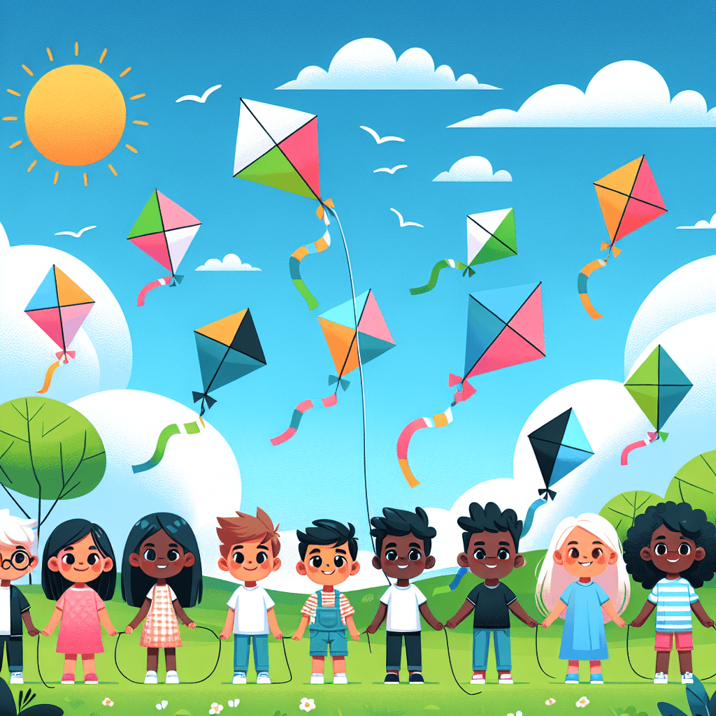 Lively Kite Festival Paint By Numbers Kits