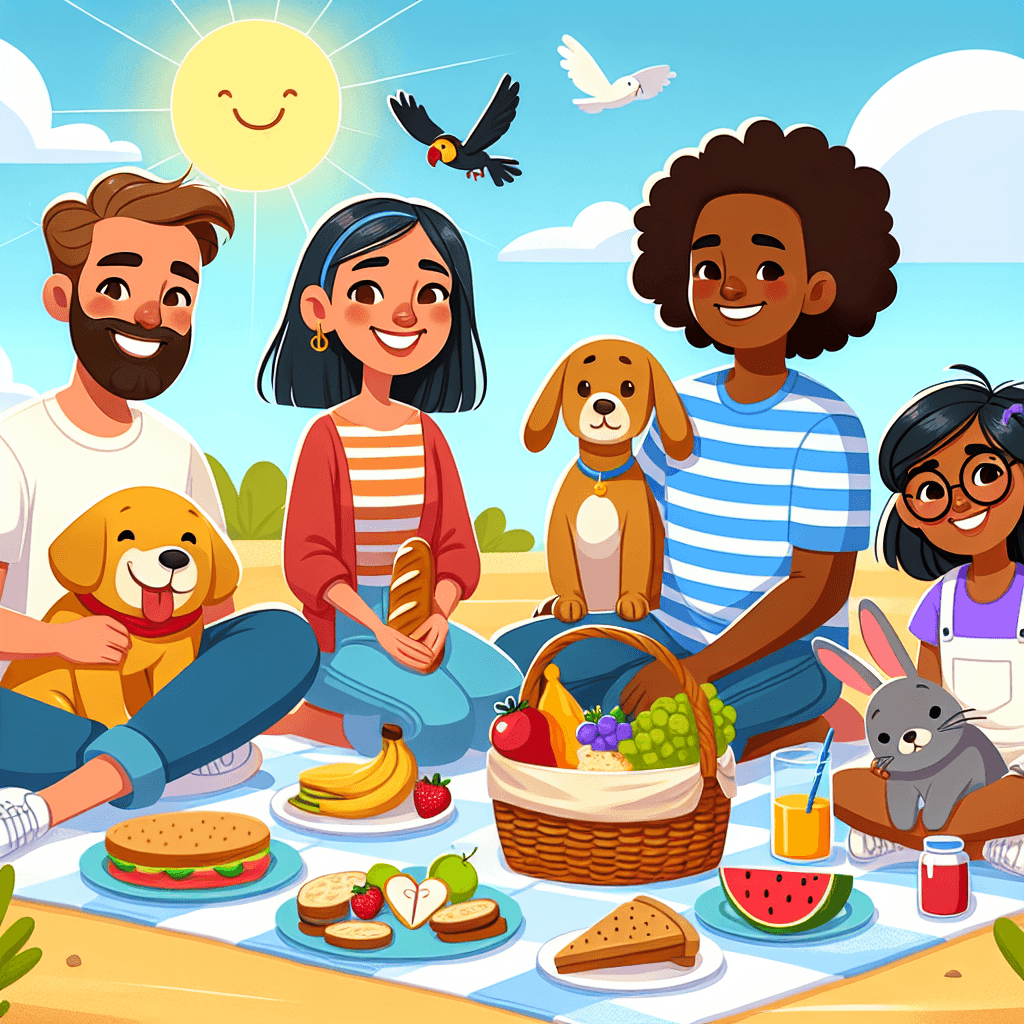 Sunny Beach Picnic DIY Paint By Numbers