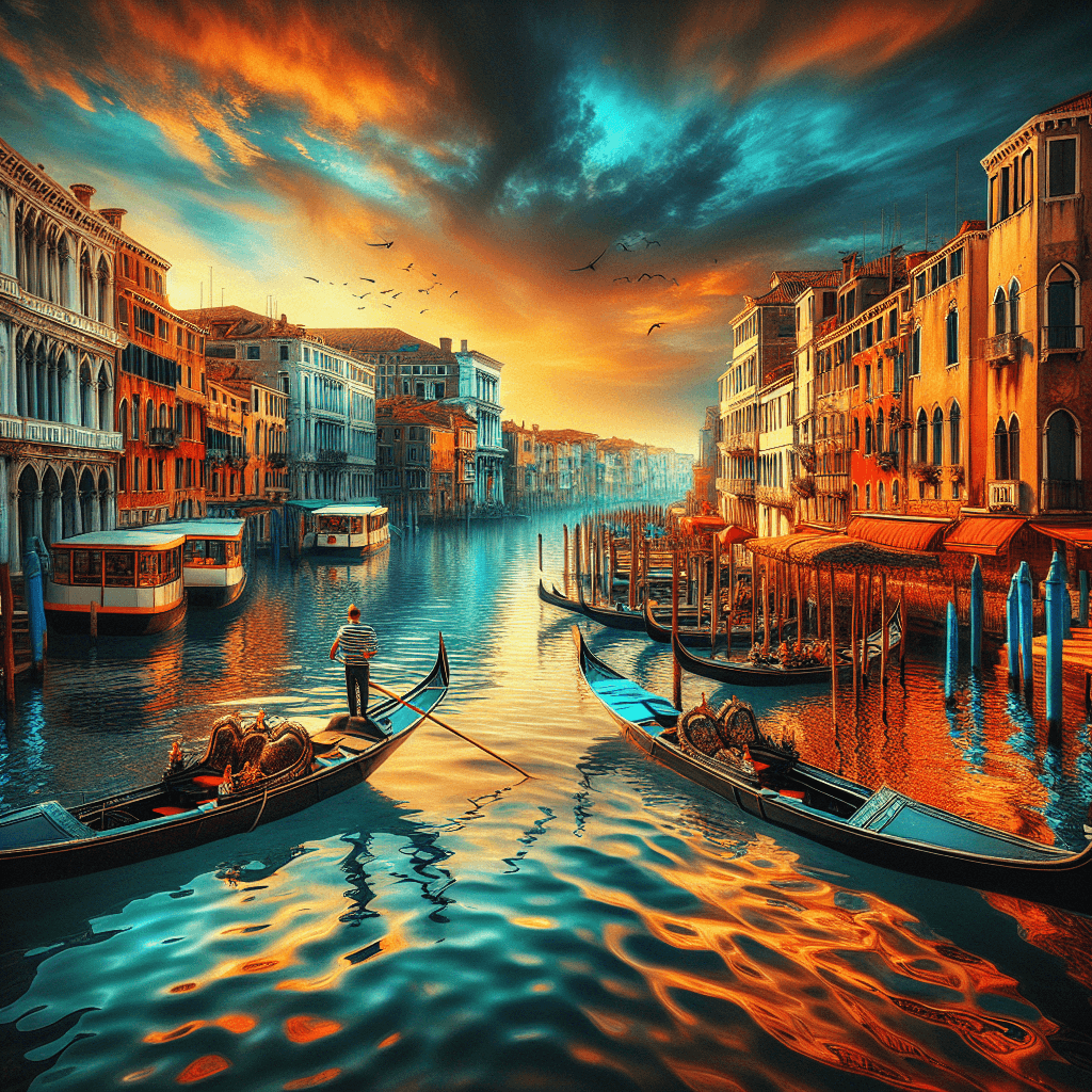 Venetian Canal Beauty Paint By Color