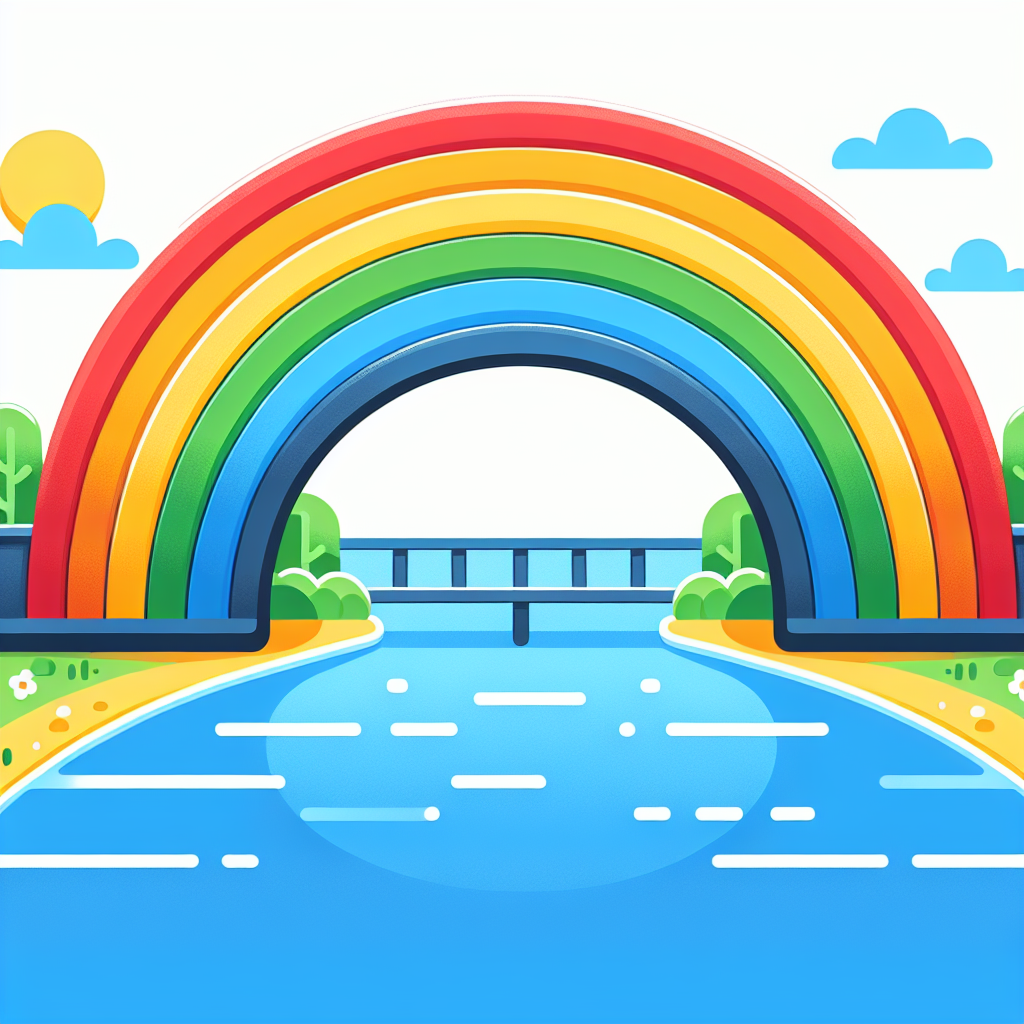 Rainbow-Arch Bridge Painting Number Kit