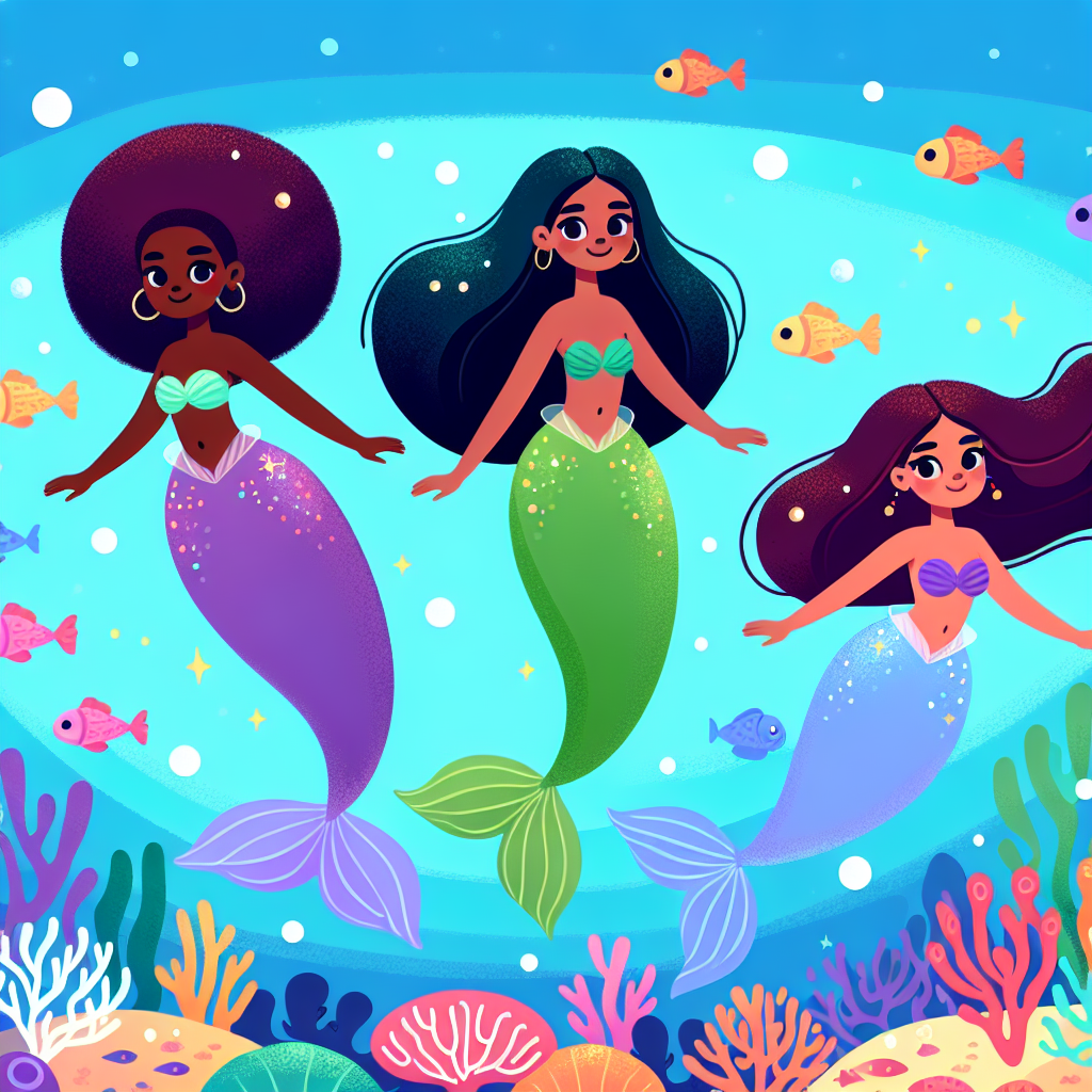 Rainbow Mermaid Magic Paint By Number