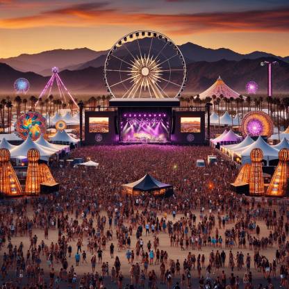 Coachella Valley Music And Arts Festival - United States Paint By Color