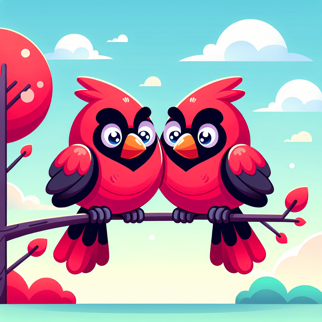 Chirpy Cardinal Friends Numbered Painting Kits