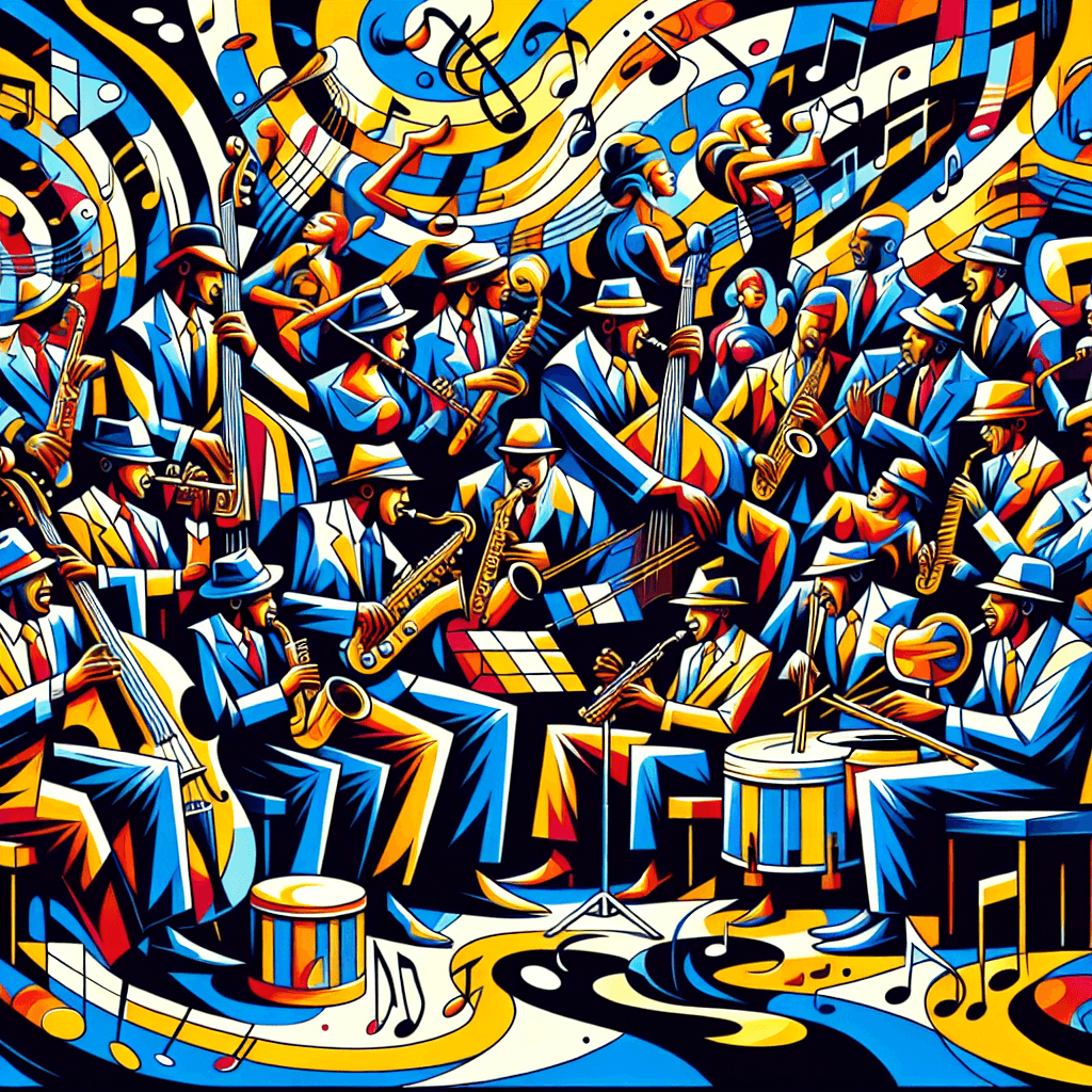 Jazz Rhythm In Color Paint By Color