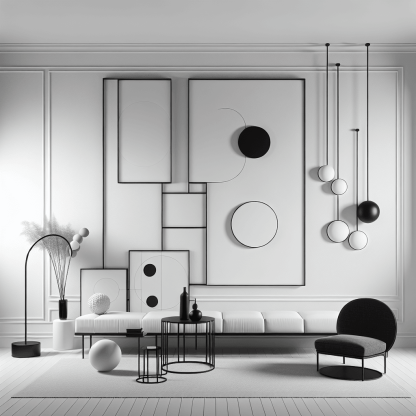Chic Minimalist Silhouette DIY Paint By Numbers