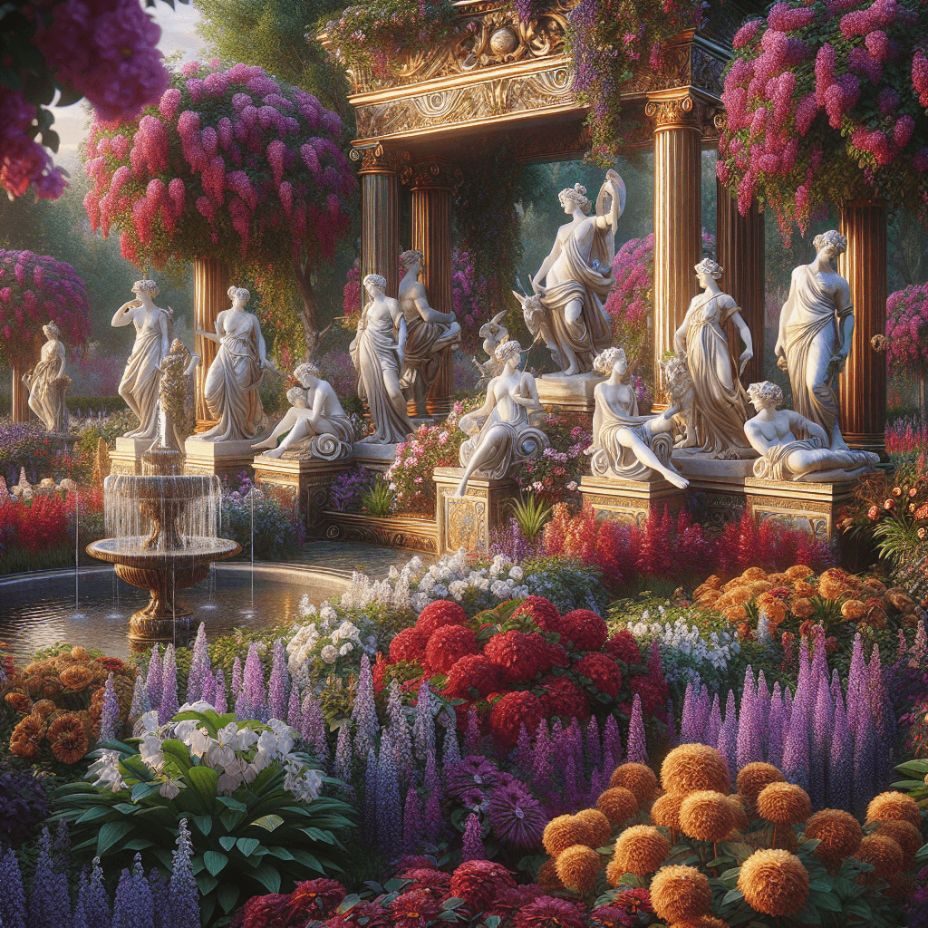 Renaissance Garden Elegance Paint By Color