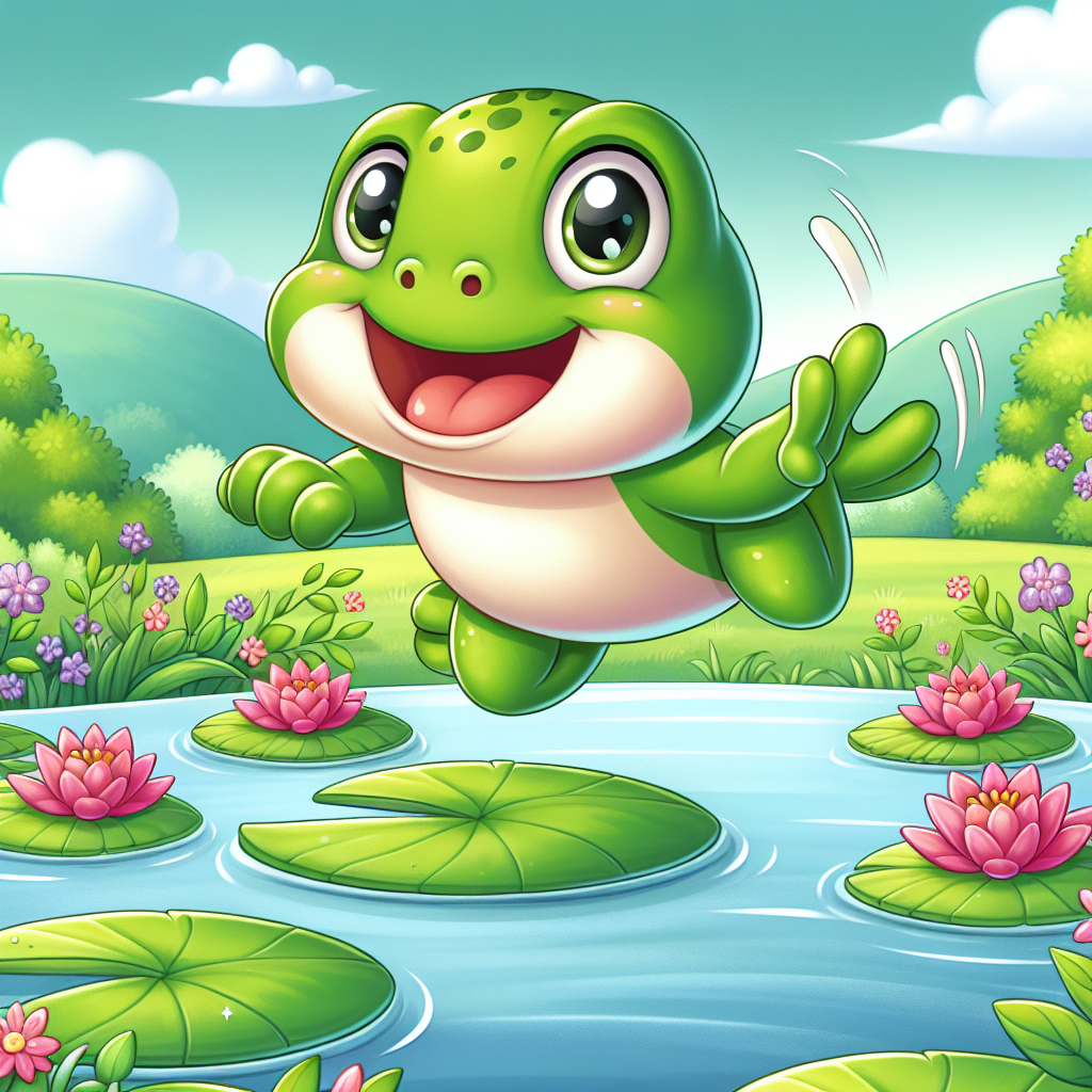 Bouncy Little Frog Numbered Painting Kits