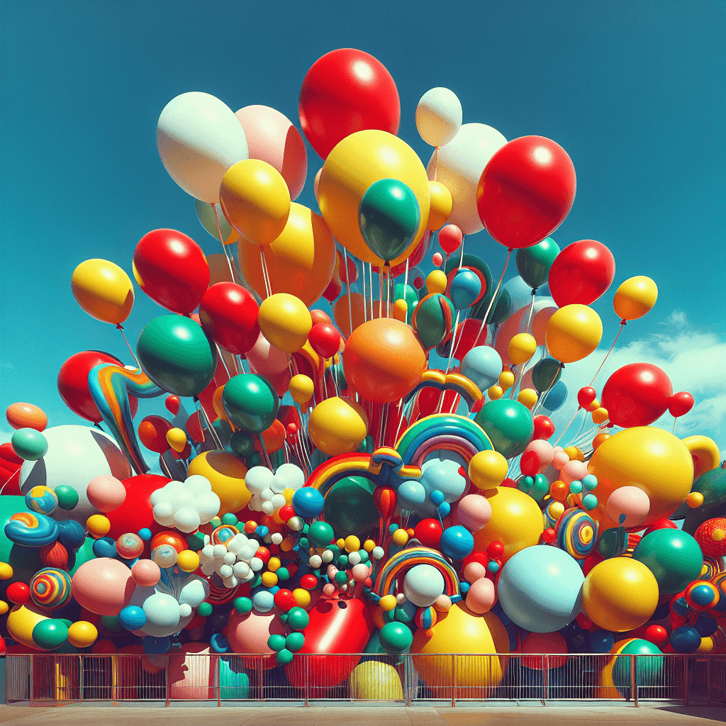 Dancing Whimsical Balloons Paint By Numbers