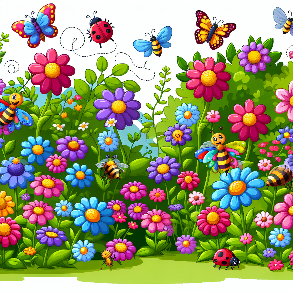 Nature's Colorful Garden Paint By Color