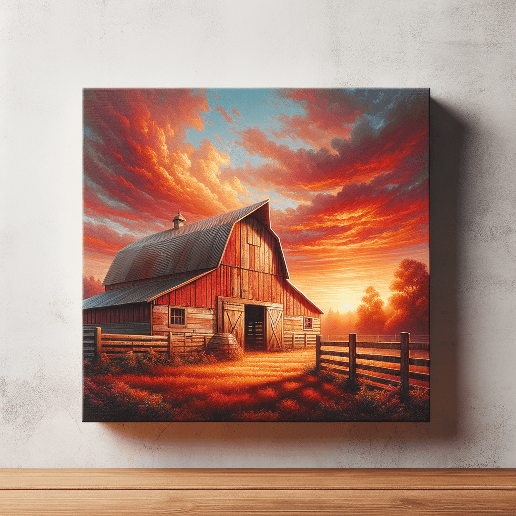 Rustic Barn Vibes Numbered Painting Kits