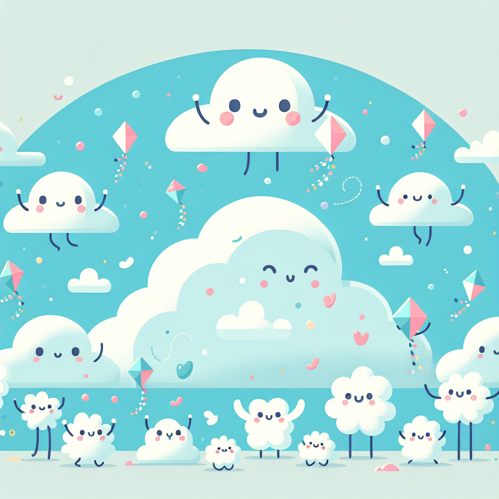 Fluffy Cloud Festival Paint By Number