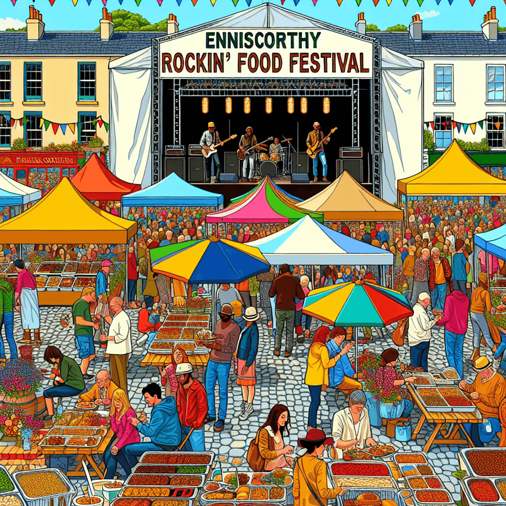 Enniscorthy Rockin' Food Festival - Ireland Paint By Number