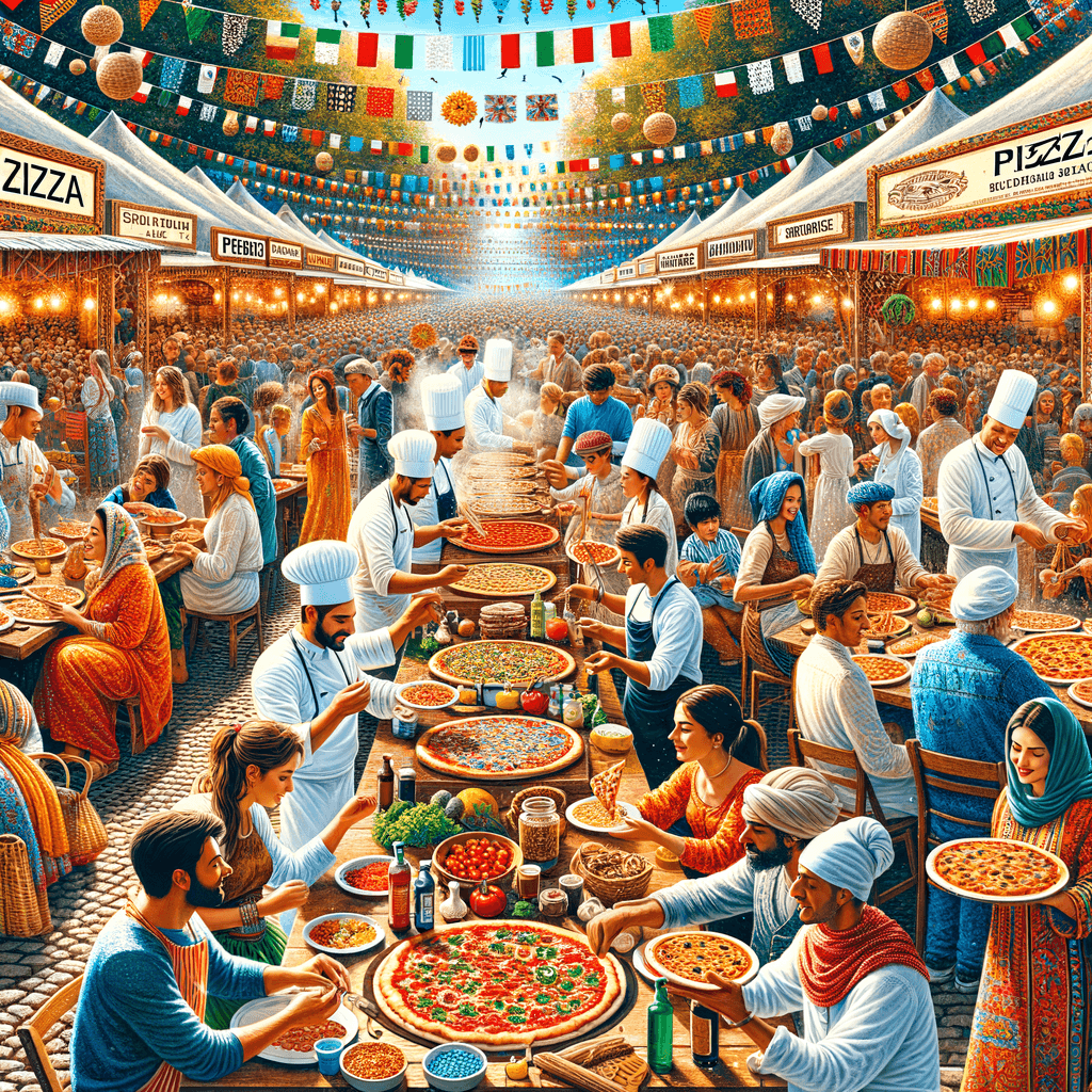 Pizzafest - Italy Painting By Numbers Kit