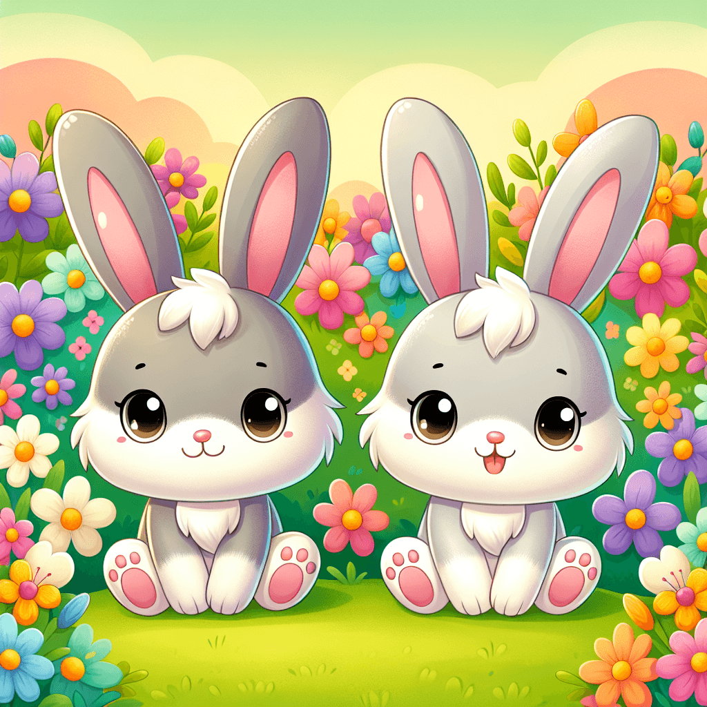 Cuddly Bunnies Paint By Number