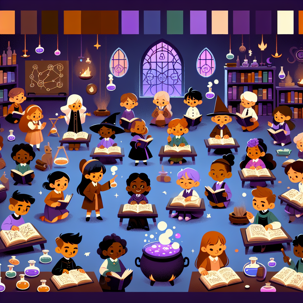 Magic Academy Of Legends Painting Number Kit