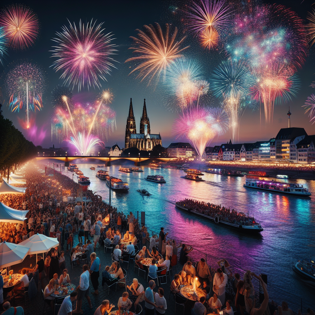 Kölner Lichter Number Painting