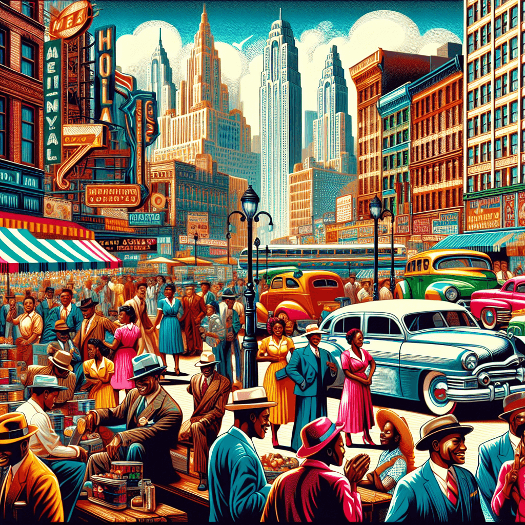 Retro Urban Excitement Paint By Numbers Kits